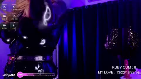 Latex Ruby online show from July 6, 10:00 am