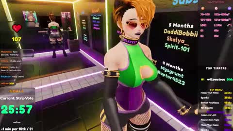 vannivr online show from March 1, 3:01 am