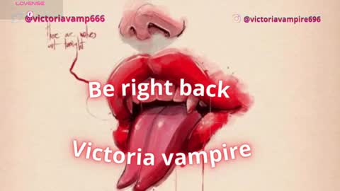 Victoria Vampire online show from June 16, 11:05 pm