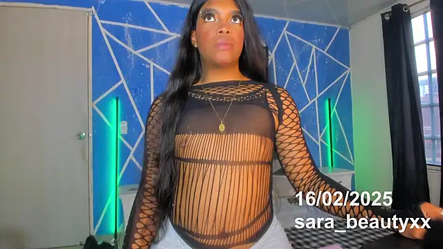 SARA BEAUTYXX online show from February 16, 7:05 pm