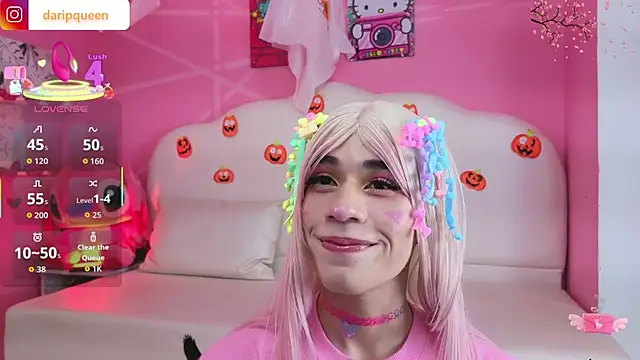 DaripQueen online show from October 14, 1:45 pm