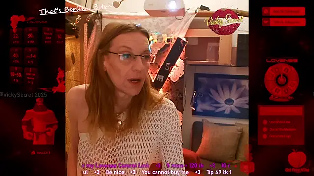 VickySecret de online show from December 2, 2:25 am